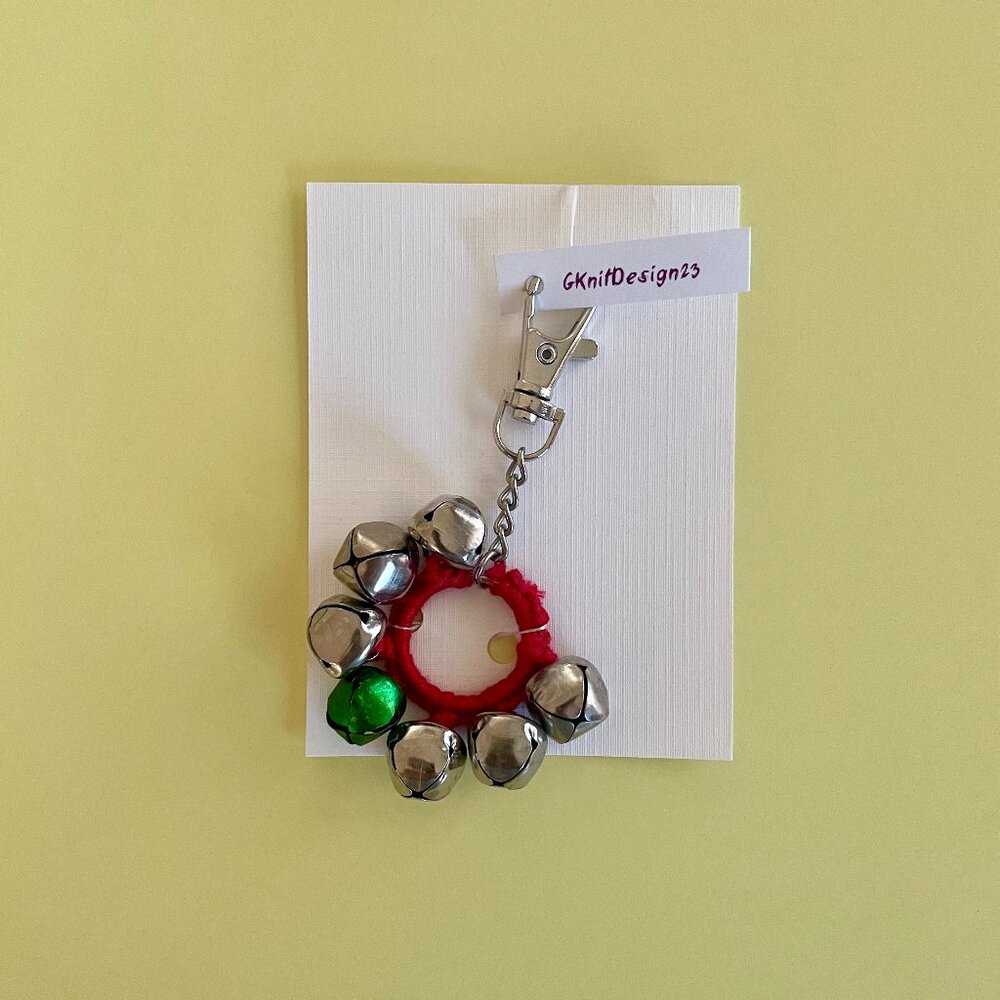 Keychain Charm, Charm with little Bells, Gifts Under 15, Handmade little Charms